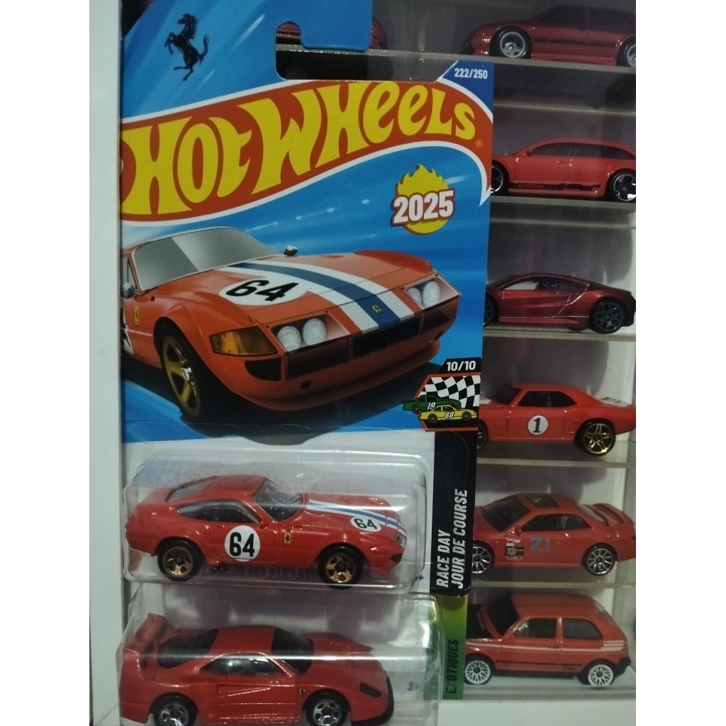 hot wheels Ferrari f40 dan Ferrari 365