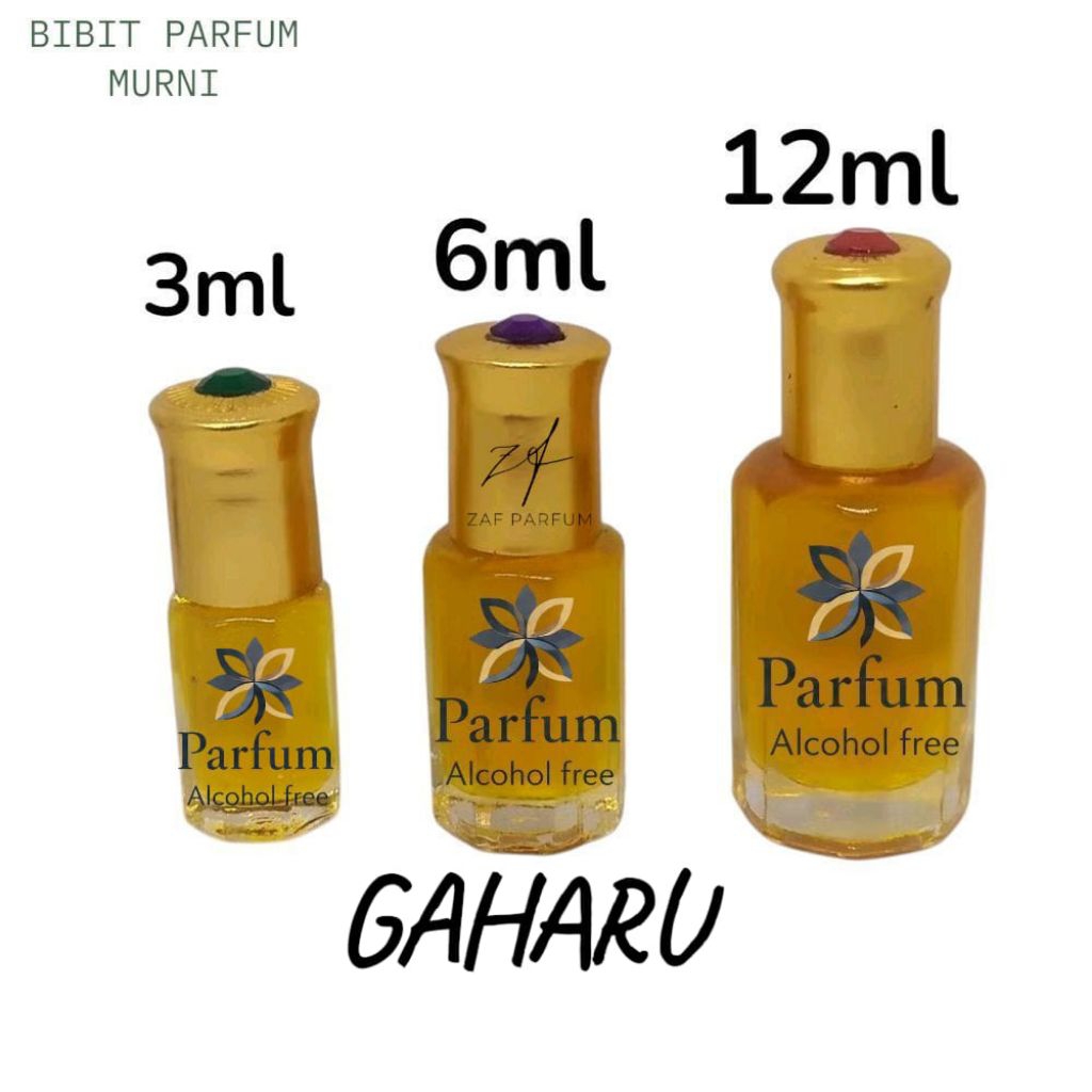 Gaharu - Bibit Parfum Murni, Minyak wangi Roll On.