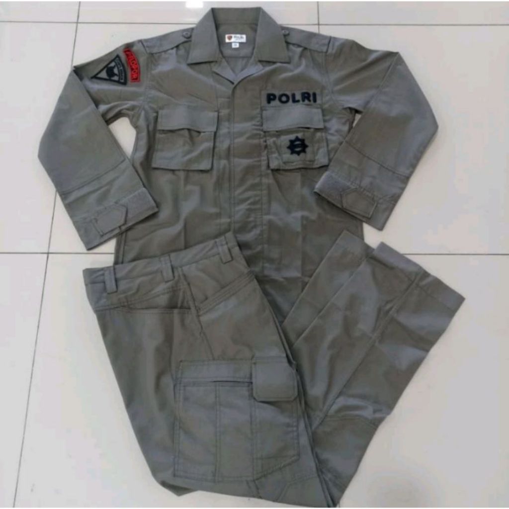 PDL tactical Hijau Brimob Ori jatah pembagian