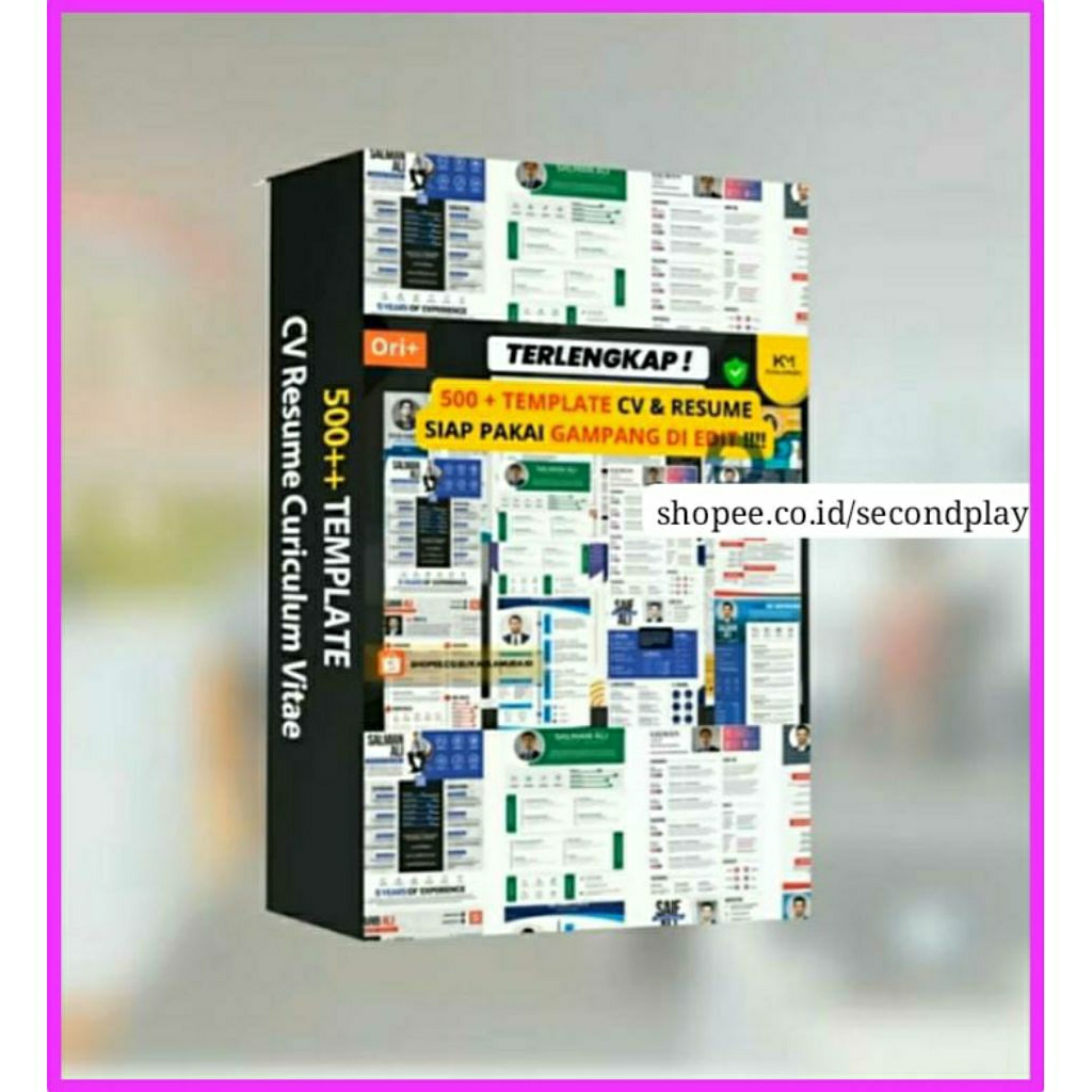 TEMPLATE CV. & RESUME 500+ BERBAGAI LAMARAN