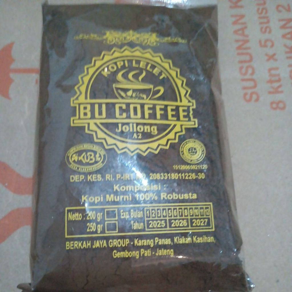 Kopi bubuk / Kopi lelet 200 gr khas jolong pati jawa tengah