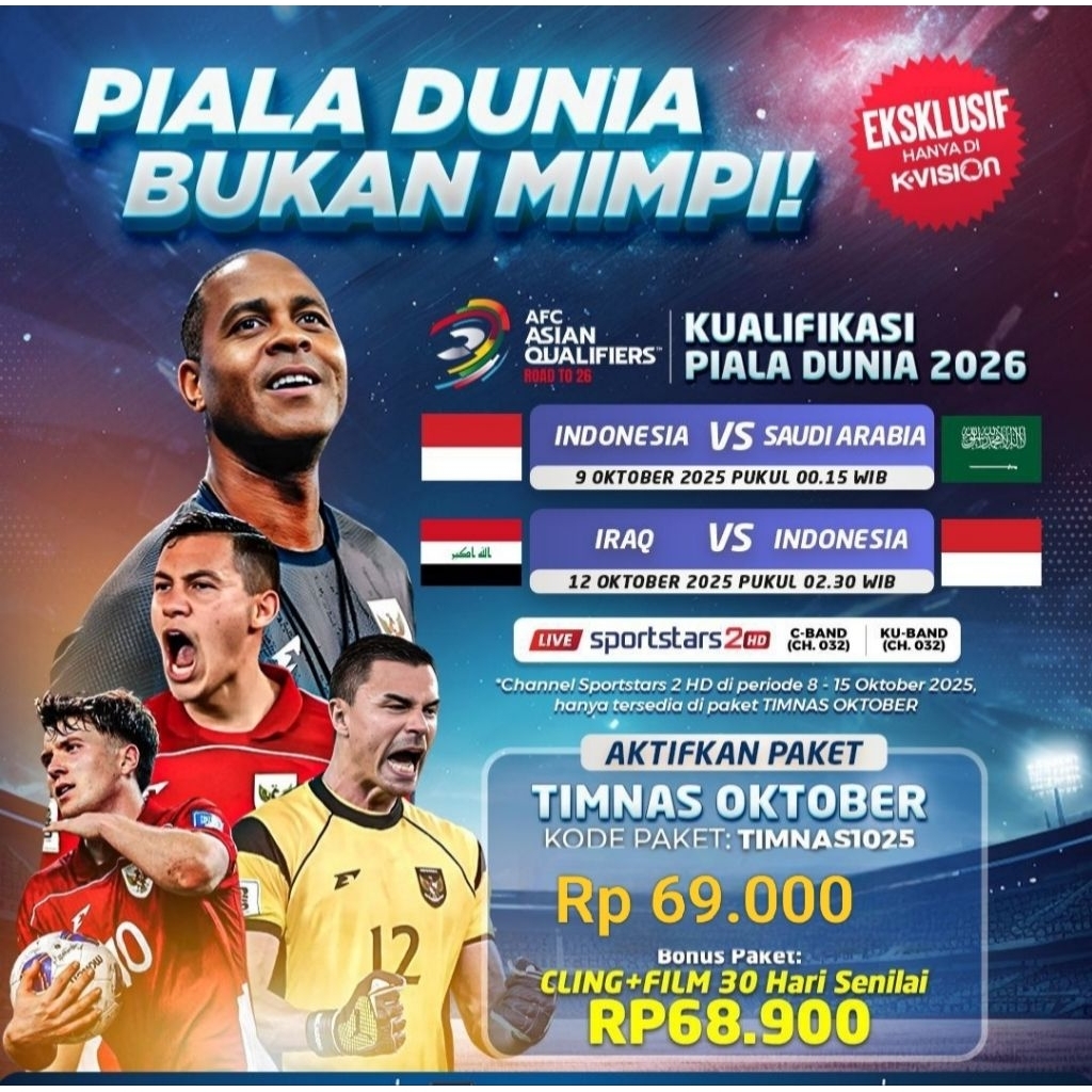 Paket Timnas Indonesia Piala Dunia