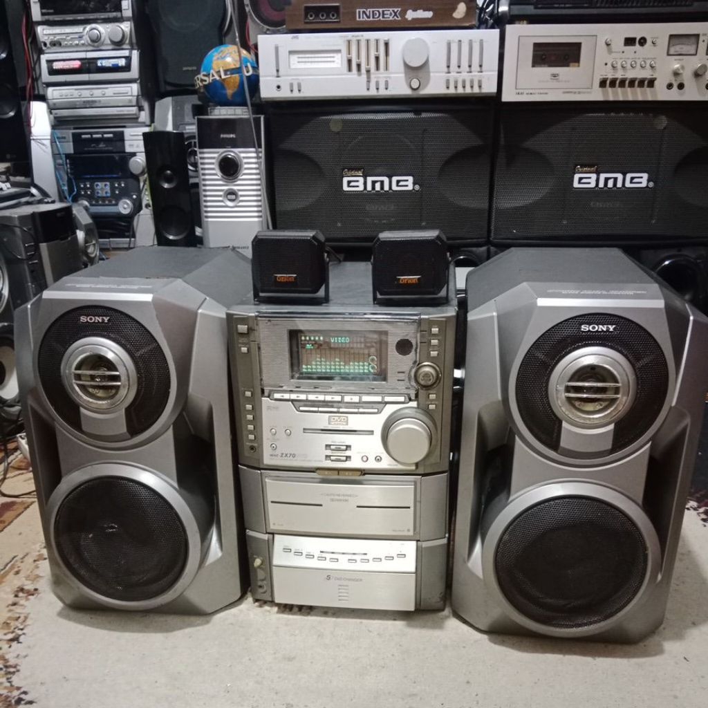 BIG COMPO SONY MHC ZX70 SUPER BASS CLASIC VINTAGE MEWAH
