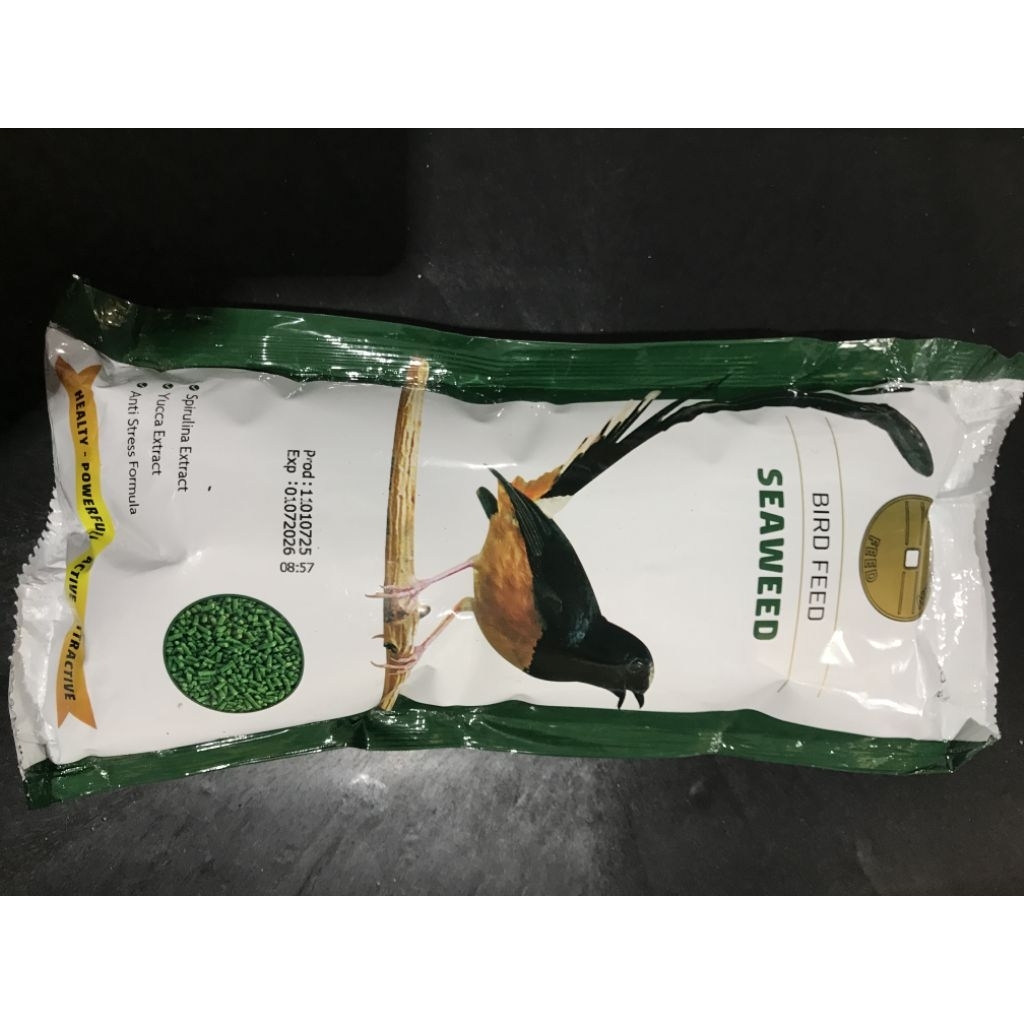 gold coin pakan murai seaweed