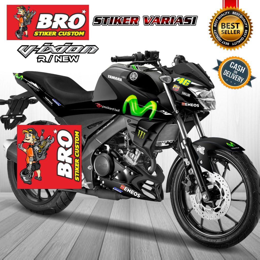 Decal Vixion R Fullbody Motif Movistar Series