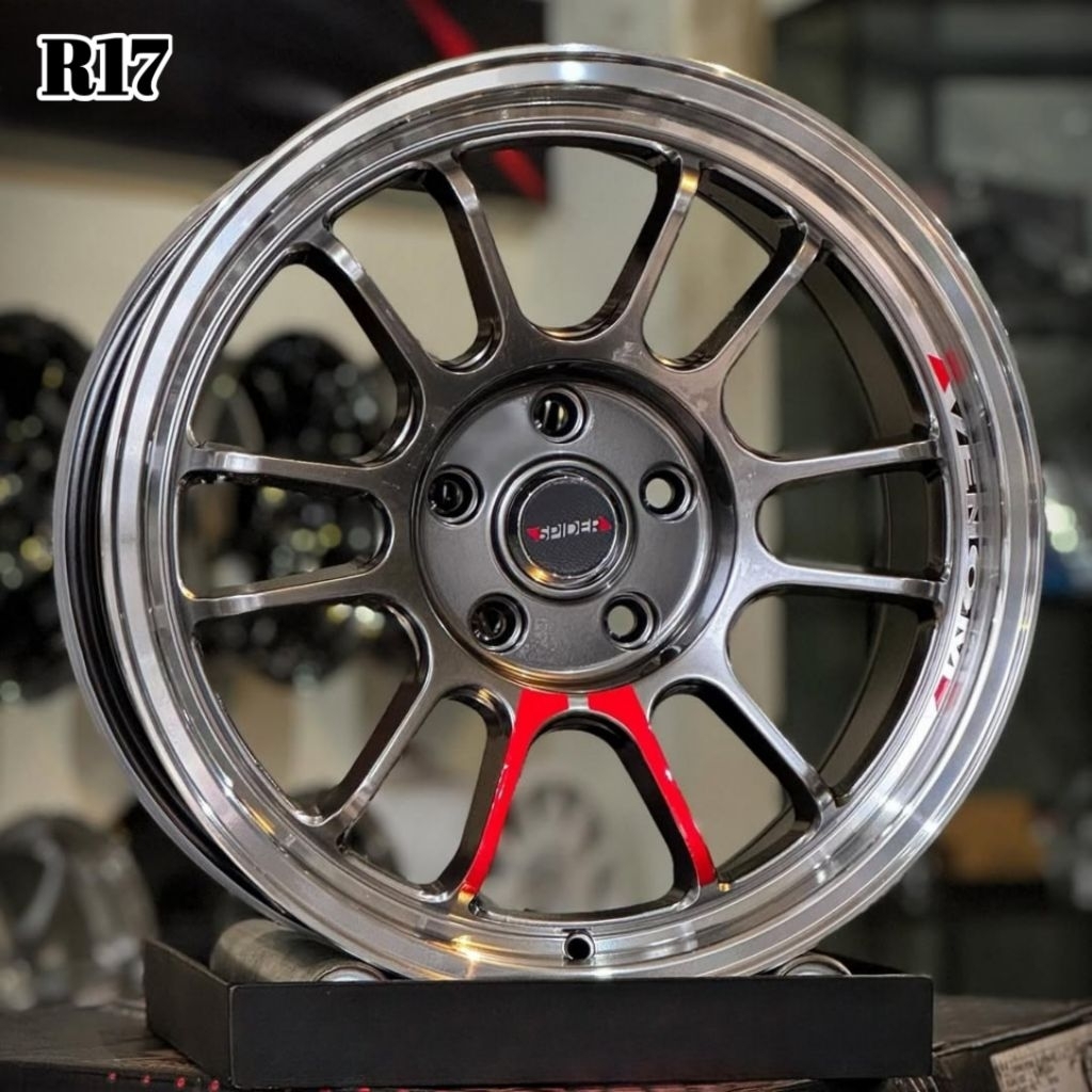 velg mobil ring 17 VENOM 5 FLOW FORMING lebar 8 ET 35 velg r17 innova reborn Almaz ertiga terios rus