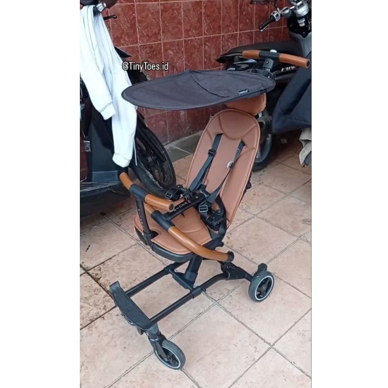 Preloved Babyelle Rider DX Deluxe & Swing Rider (add-on for Babyelle Rider) - Brown