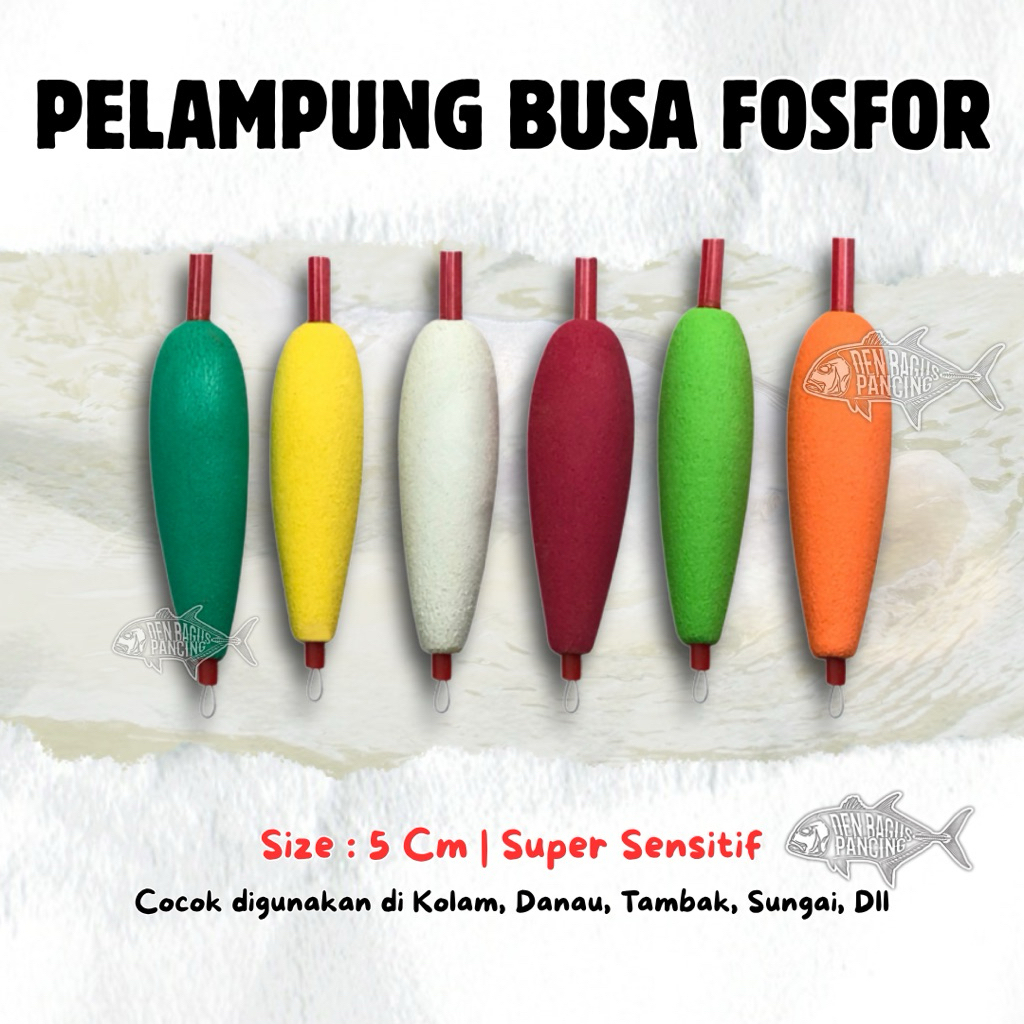 Pelampung Pancing Busa Kecil Panjang Starlite 5 Cm Super Sensitif Warna Cerah