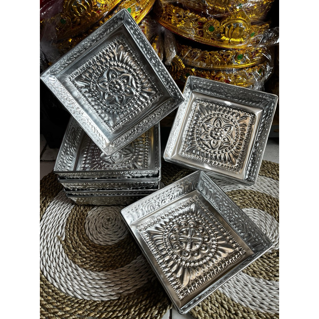 Bokor aluminium tebal isi 10pcs