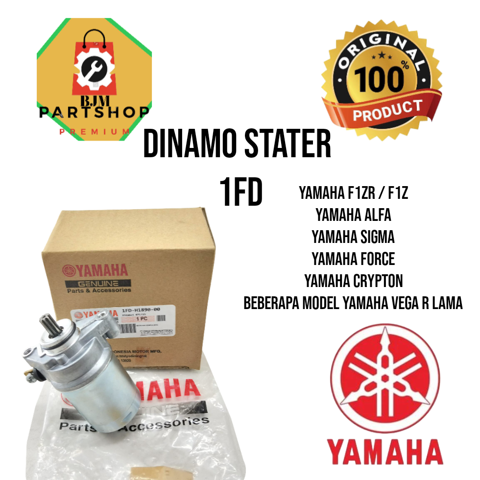 DINAMO STATER ORIGINAL YAMAHA_1FD FIZR/F1Z ,ALFA,SIGMA,FORCE ,CRYPTON, VEGA R LAMA_ORI YAMAHA
