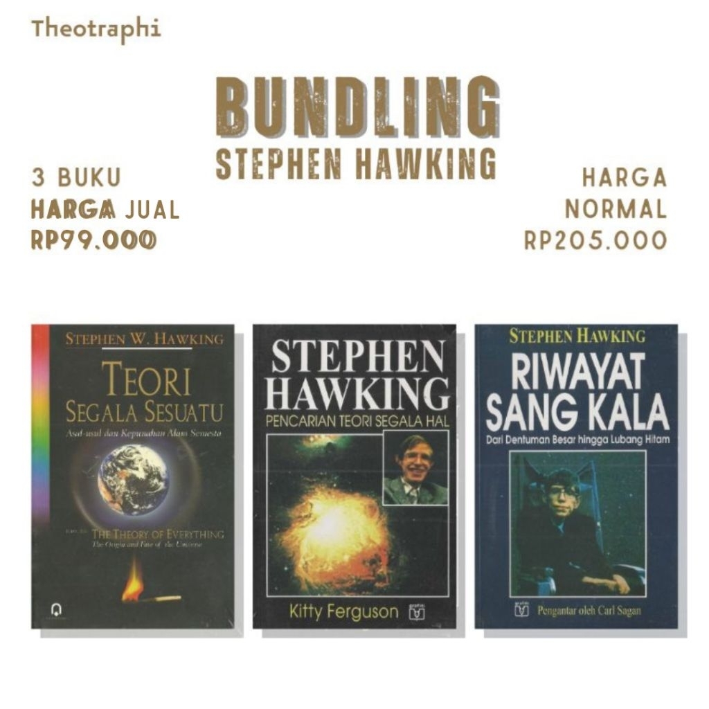 Paket Buku Stephen Hawking