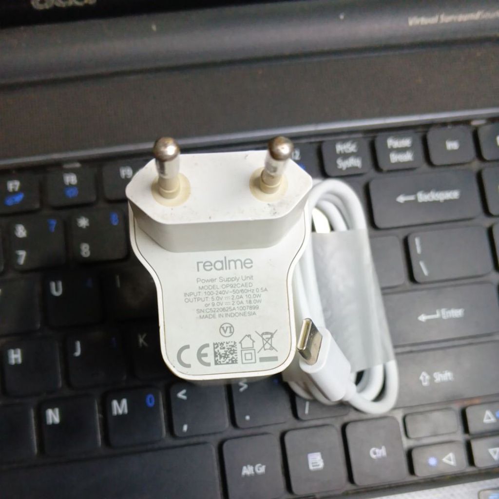batok charger realme 18 Watt original copotan fast charging
