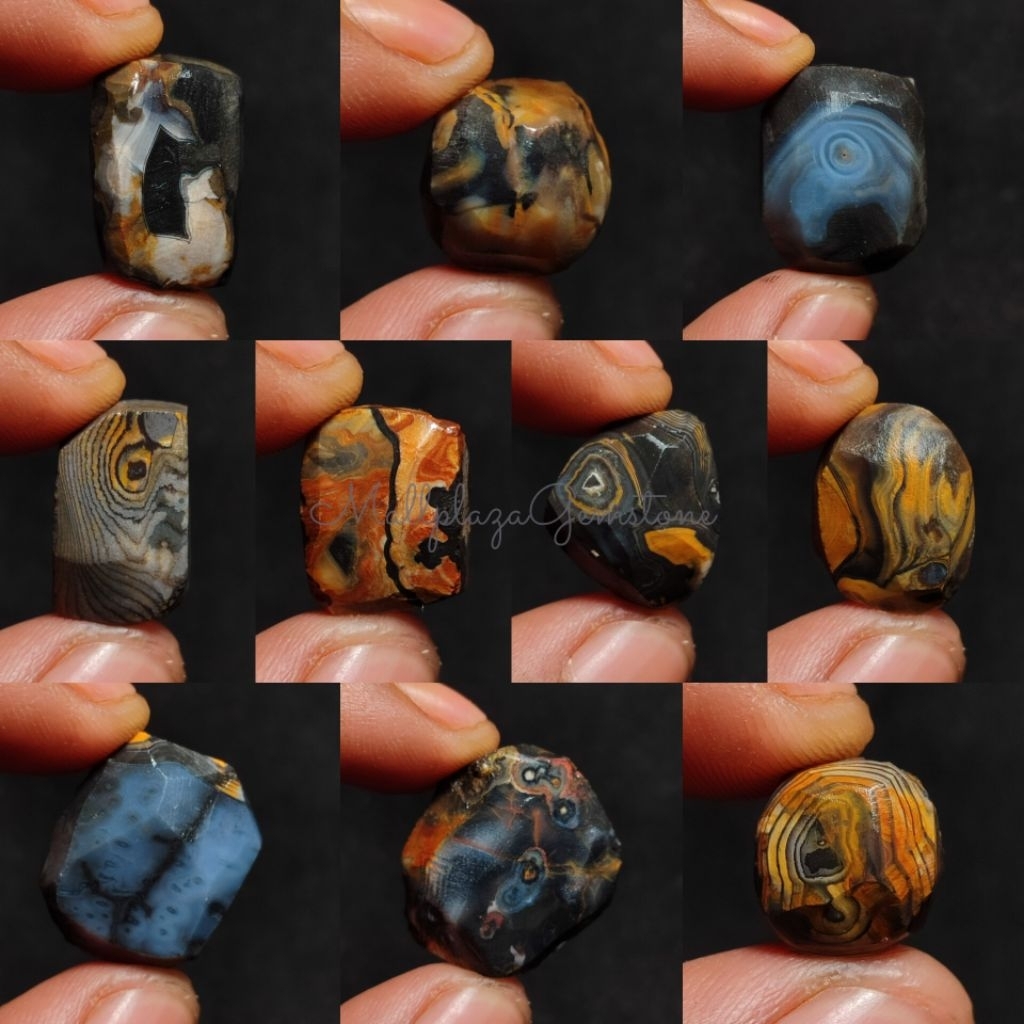batu akik karangnunggal POLKAS khas tasikmalaya unik bermotif / bongkahan batu Karangnunggal / batu 