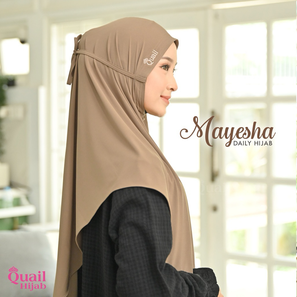 Quail Hijab - MAYESHA HIJAB INSTAN TALI ORI QUAIL JERSEY PREMIUM