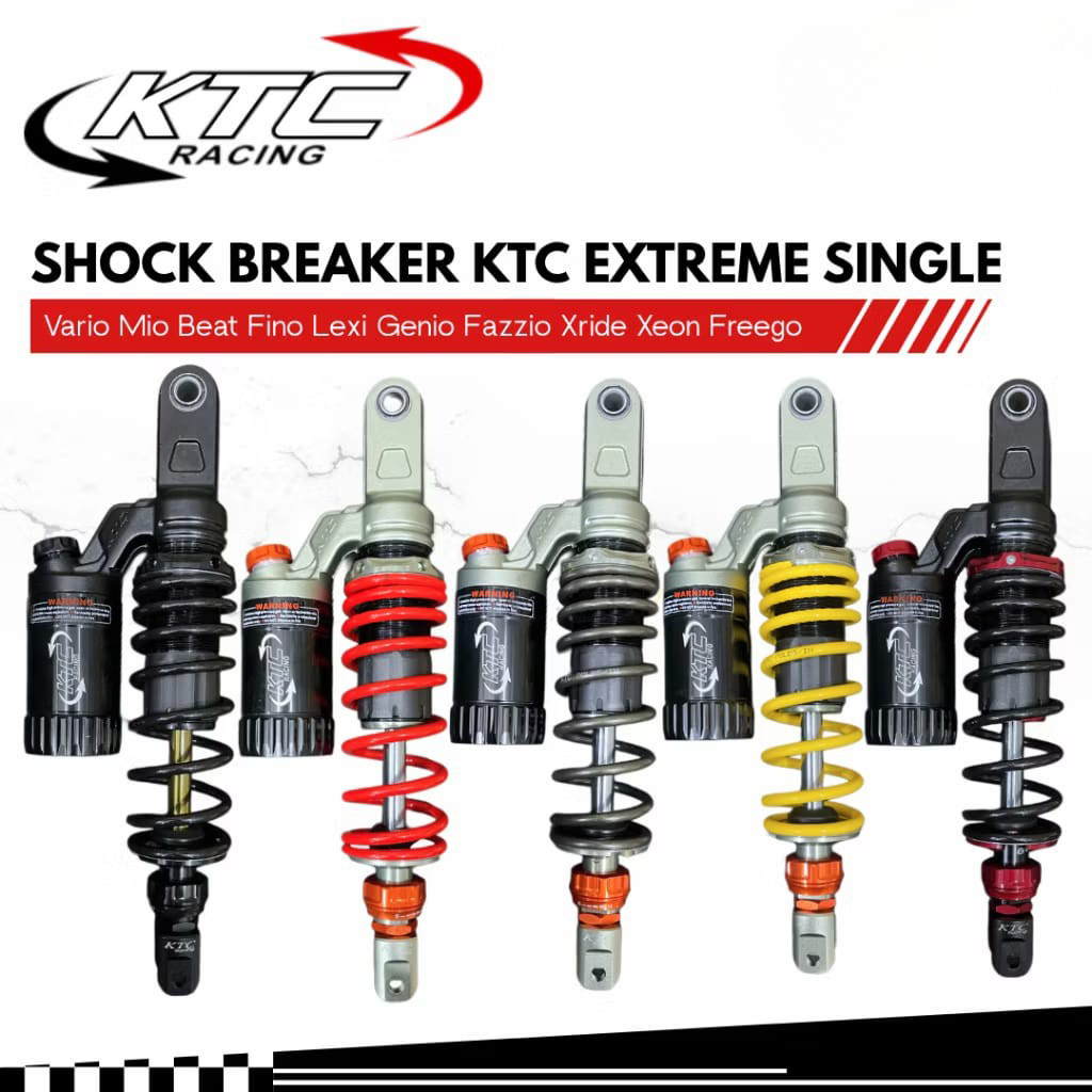 Shock Breaker KTC Extreme 310mm 325mm 340mm Double Click Vario Mio Beat Scoopy Lexi Original