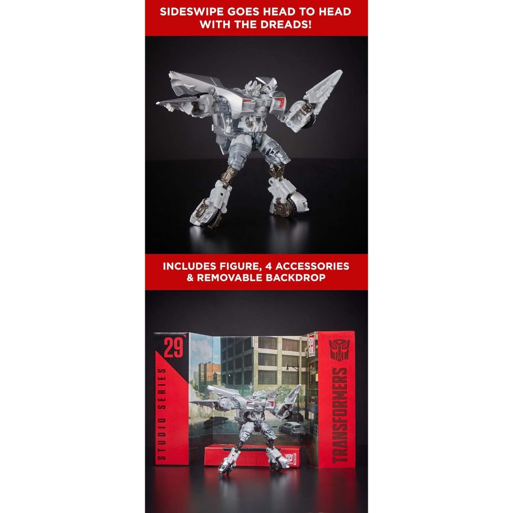 Transformers Studio Series 29 Deluxe Class Dark Of The Moon Sideswipe Action Figure