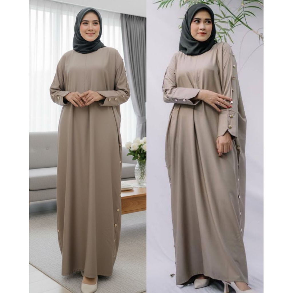 READY GAMIS ZAKIYAH KAFTAN COKSU ORI #1(siap kirim)