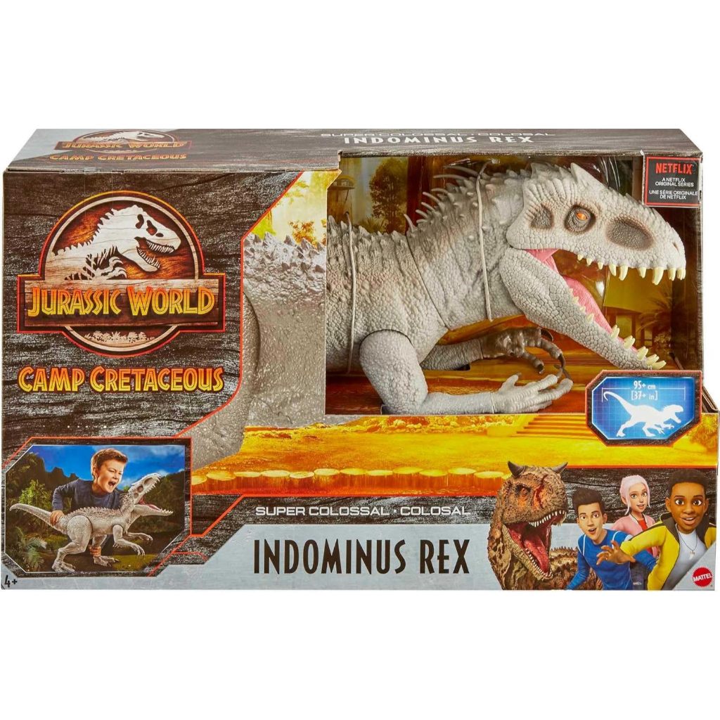 Mattel Jurassic World Camp Cretaceous Super Colossal Indominus Rex Dinosaur Toy