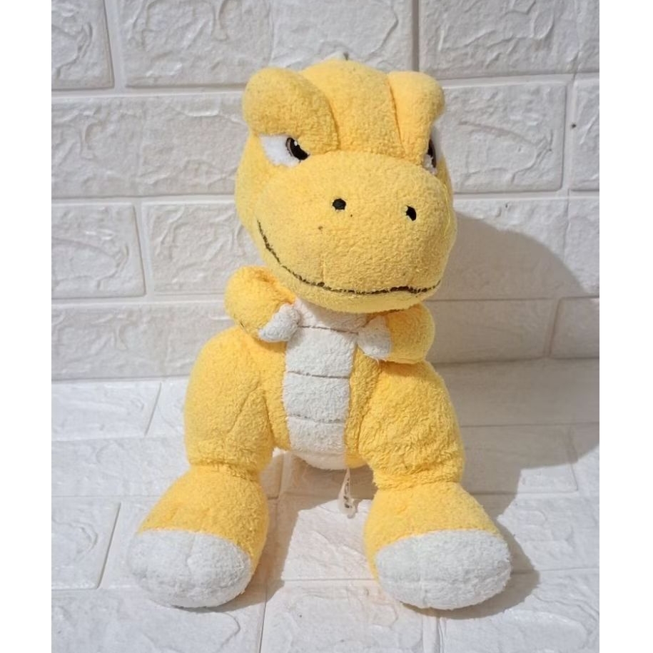 boneka dino dinosaurus kuning hewan binatang purba boneka karakter komik original brand gon gong