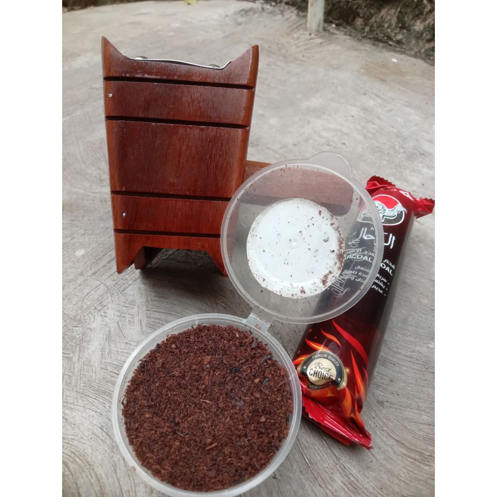 Paket lengkap mabkharah kayu ulin | Bukhur serbuk