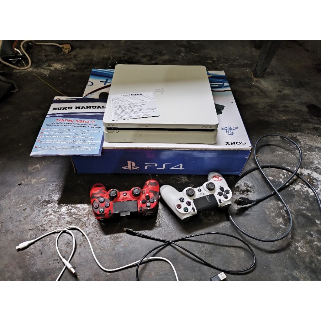 Jual PS4 White Slim Ori 1 TB