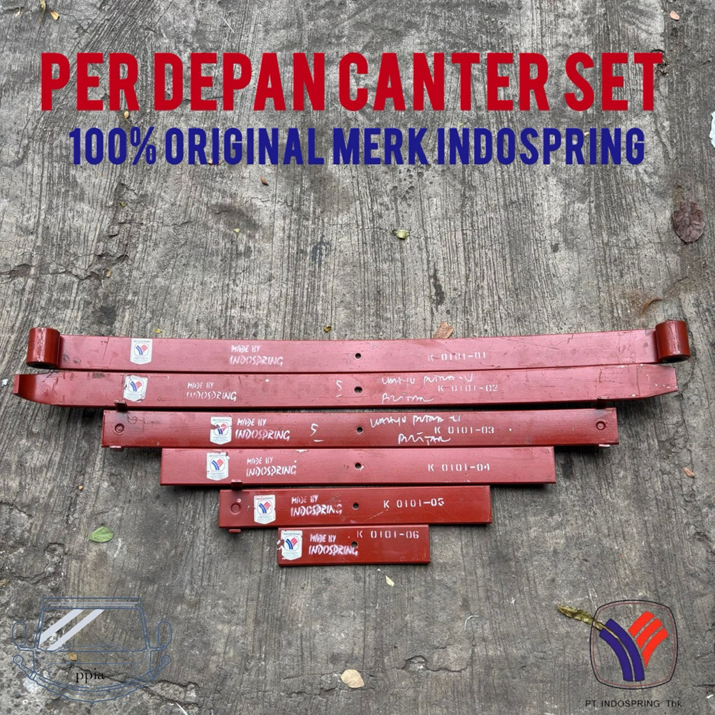 Per Depan Canter Set Original Indospring K0101 Pir Depan Ps125 Indospring Per depan canter 125 set p
