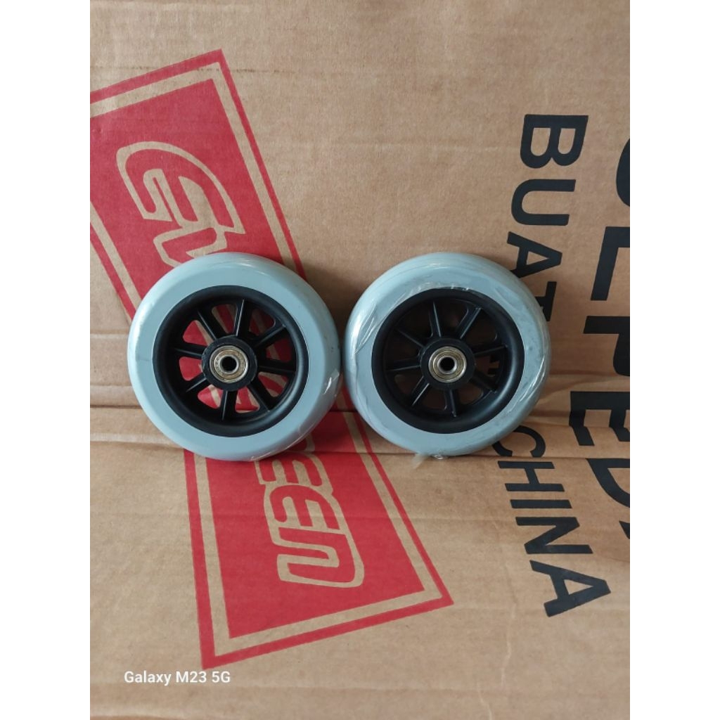 roda depan kursi roda travel uk 5 inch