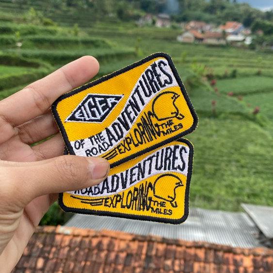 emblem patch bordir eiger