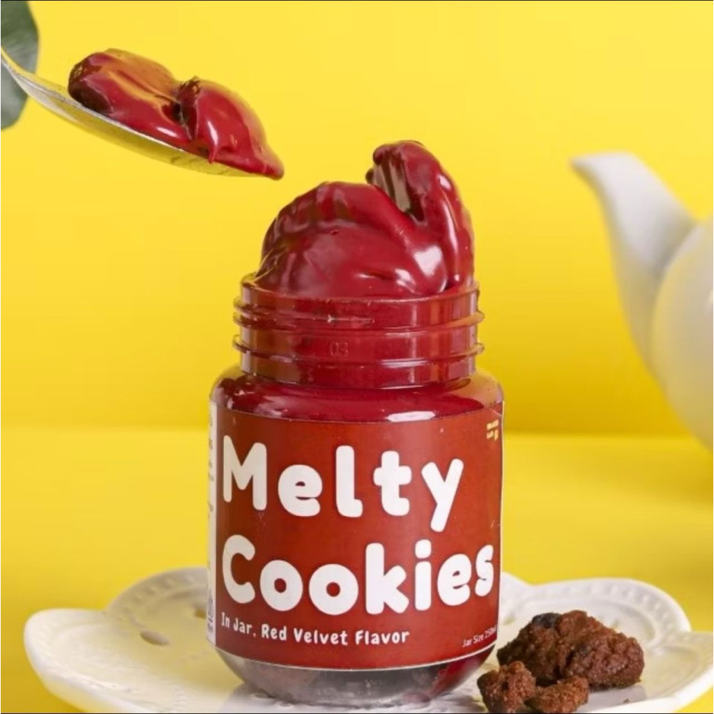MELTYCOOKIES 250ml - Cookies Coklat Lumer Crunchy by Snacks Lab  / crunchy choco melt jar  / cemilan