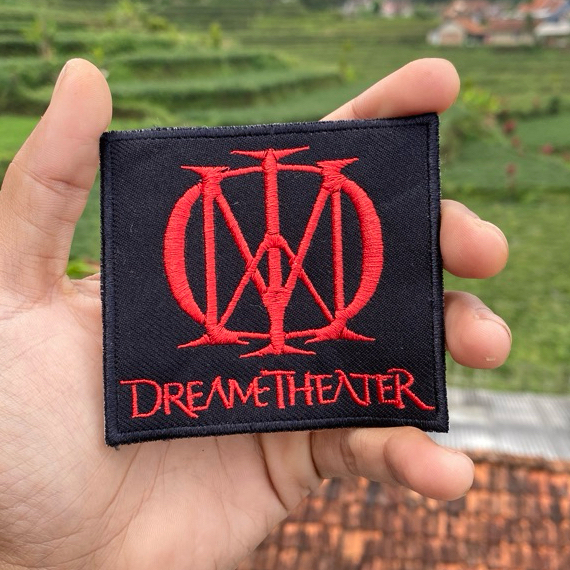 emblem Patch bordir gambar dream theater
