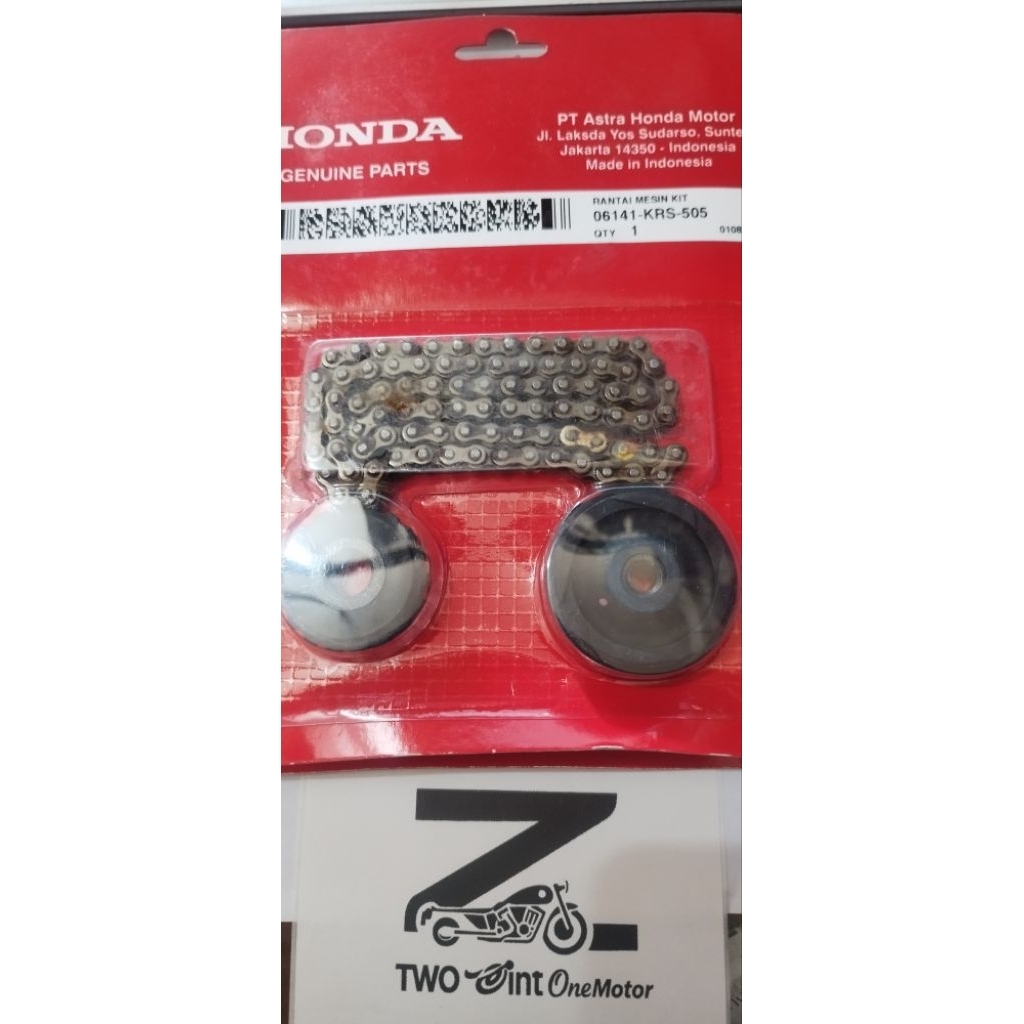 AHM Rantai Mesin Rantai Klep KRS Untuk Motor Legenda, Supra Fit Lama, Revo (body lancip), Supra Fit 