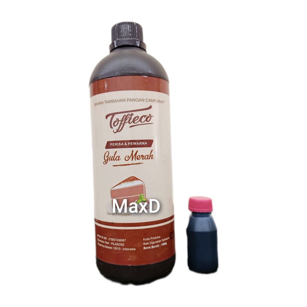 Toffieco Perisa &Pewarna Gula Merah Repack 50 Ml (EXP. 14 MEI 2026)