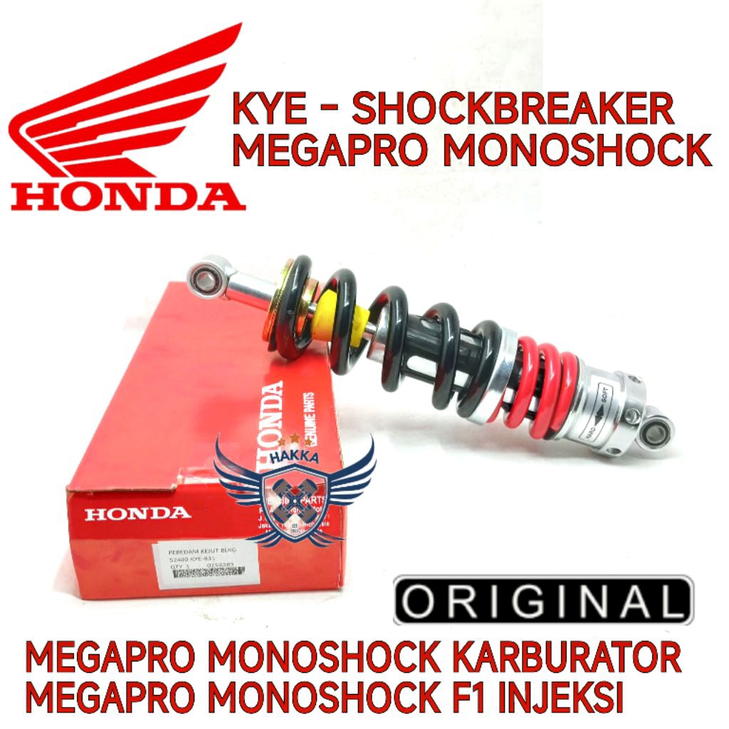 KYE ORIGINAL SHOCKBREAKER HONDA MEGAPRO MONOSHOCK KARBU, SHOCKBREAKER HONDA MEGAPRO MONOSHOCK F1 INJ