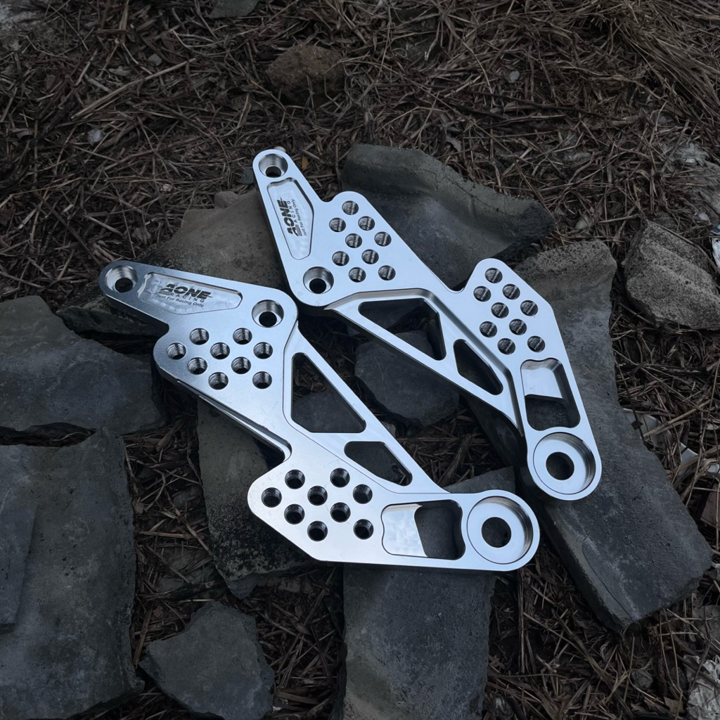 Breket Underbone G4 New Generation MX King V1/V2 Original A-One PNP RCB Rapido Silver (Free Baut Ran