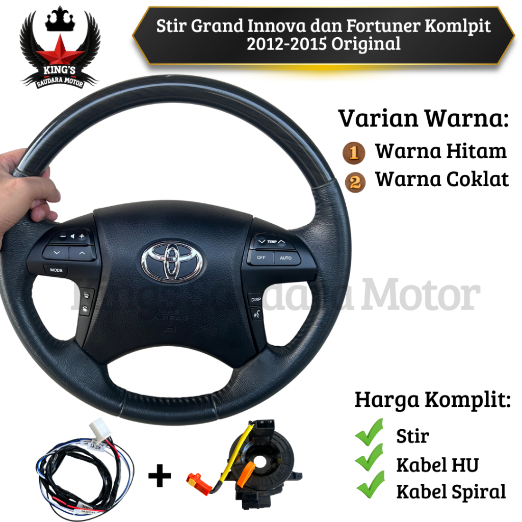 Stir Grand Innova dan Fortuner Komlpit 2012-2015 Original