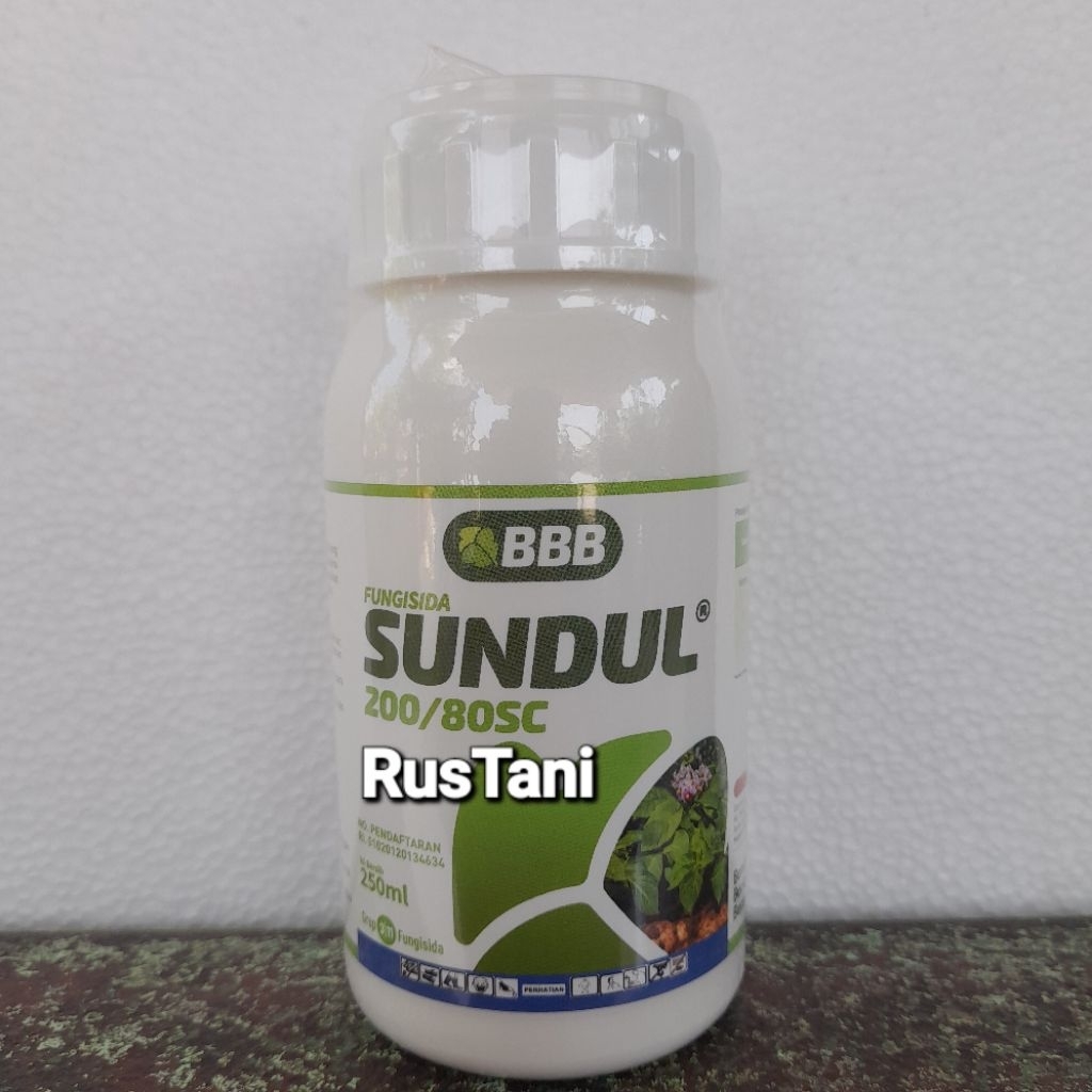 Fungisida SUNDUL 200/80SC 250ml Bahan aktif : Azoksistrobin 200g/l + Siprokonazol 80g/l