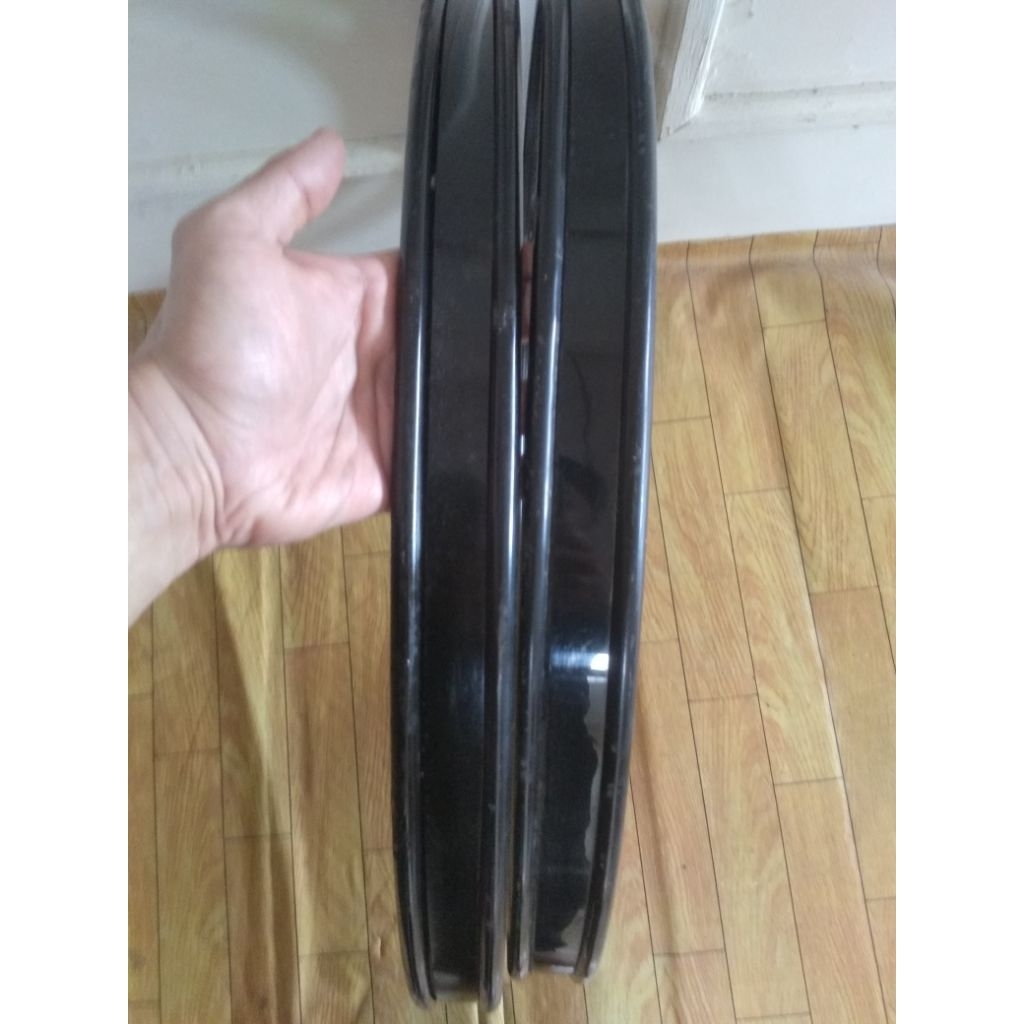 ring hoop bass drum rolling original 22inc sepasang