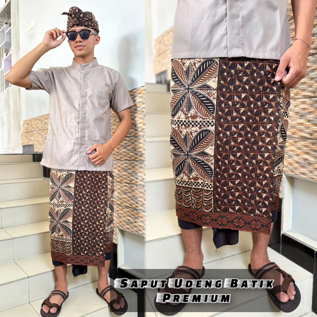 Set saput + udeng batik halus