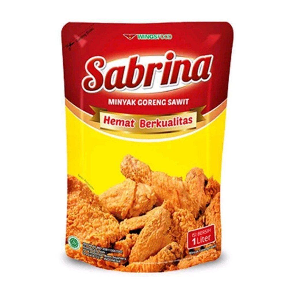 MINYAK GORENG SABRINA 1 LTR POUCH / SABRINA PILLOW 450ML