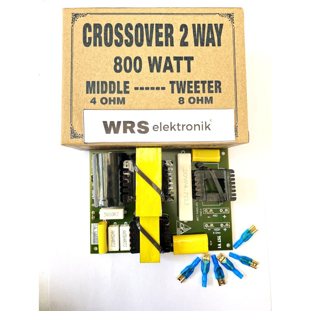 Kit crossover pasif CKJ THB 357 2 way middle + tweter 4/8ohm 800watt
