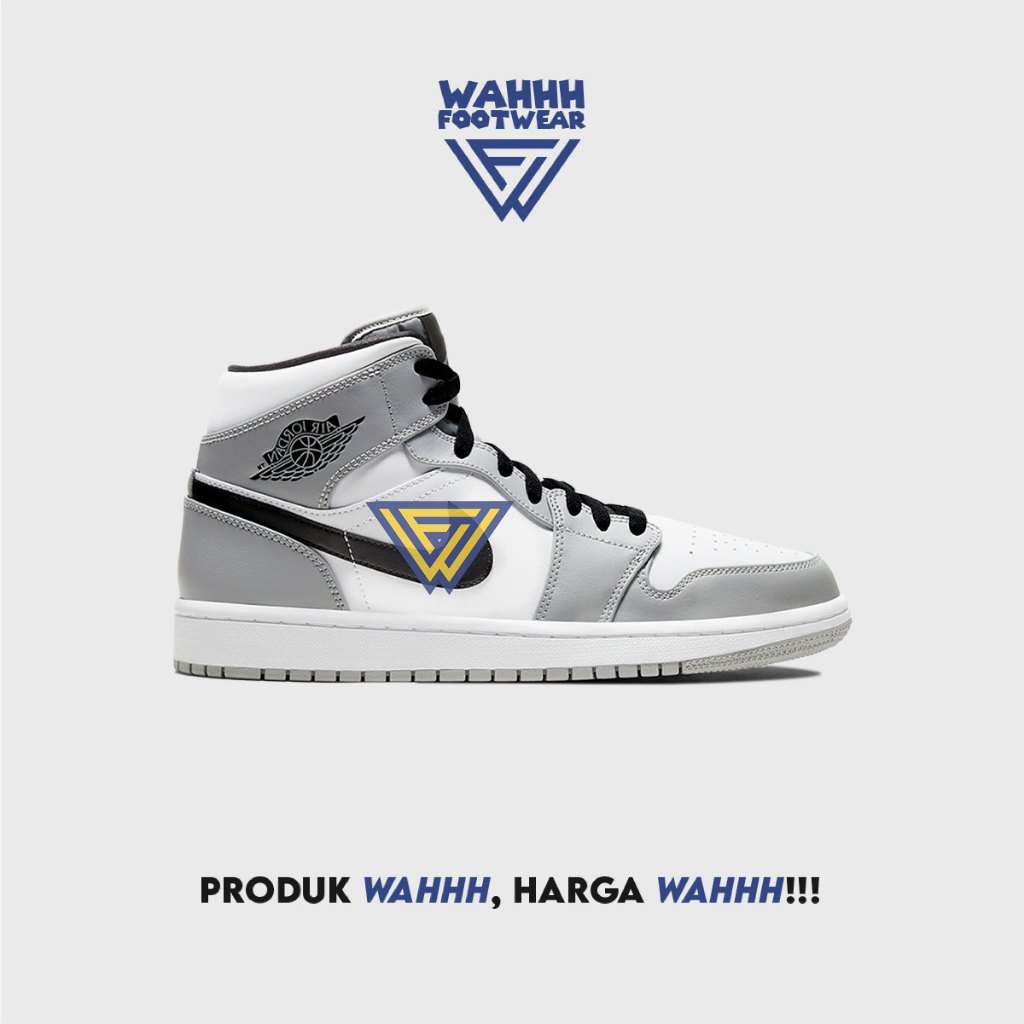 NK Air Jordan 1 Mid - Light Smoke Grey