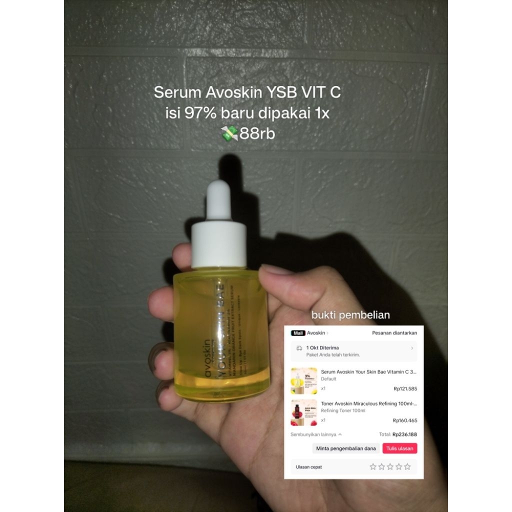 Preloved Skincare Murce + adm 2k