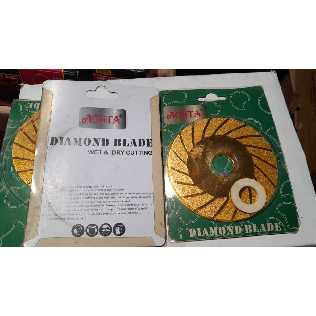 DIAMON BLADE AOSTA GOLD /MATA POTONG KERAMIK AOSTA