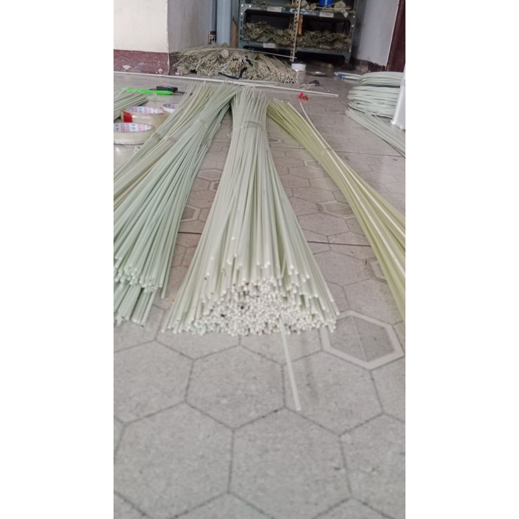 jeruji fiber perbatang panjang 60cm putih susu