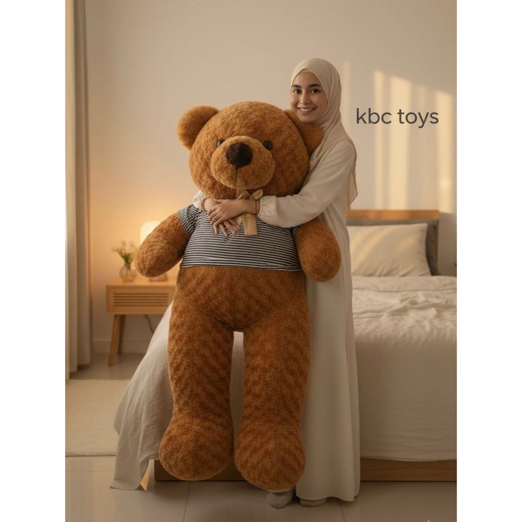 Boneka Teddy Bear Baju Snail Giant  Kbc Toys Boneka Beruang Giant/Bagus Untuk Hadiah Dan Kado Ulang Tahun