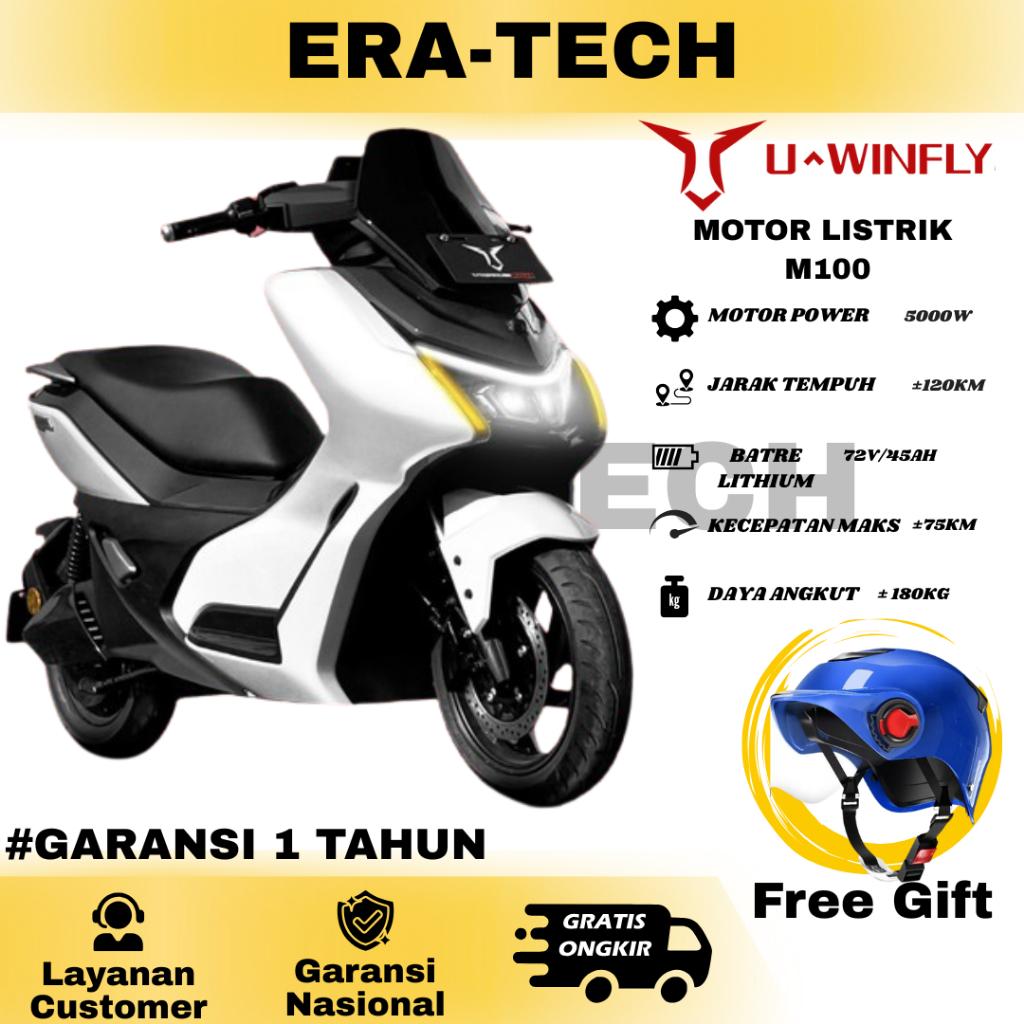 MOTOR LISTRIK UWINFLY M100 TERBARU ANTI AIR DINAMO 3000 WATT GARANSI RESMI ANTI AIR KUALITAS TERBAIK