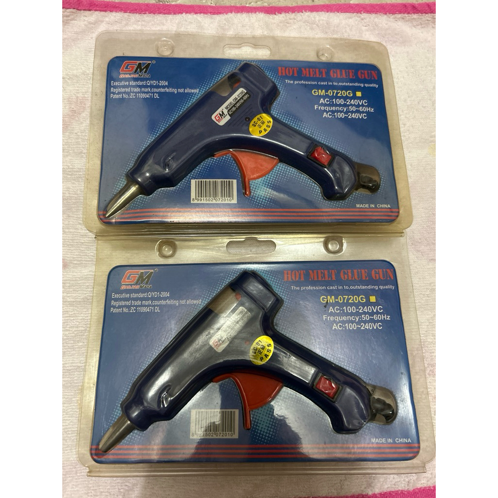 Glue Gun Lem Tembak Panas GM-0720G | Alat Perekat Serbaguna 100-240V