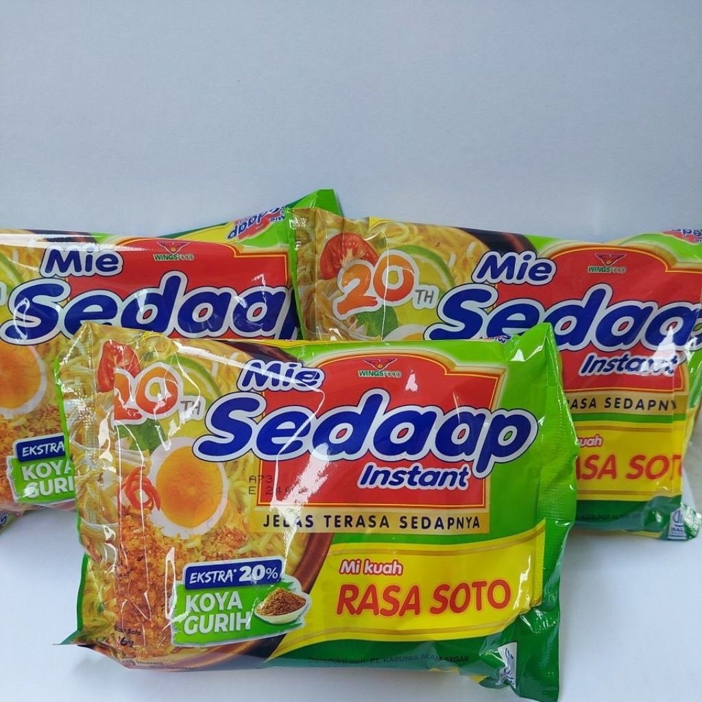 Mie Sedaap Kuah Soto / Mi Sedaap Kuah Soto / Mie Kuah Murah / Mi Instan / Mie Sedaap