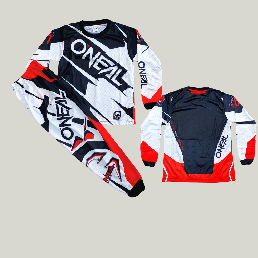 jersey atasan cross anak jersey drag bike anak tanggung sd smp/setelan baju balap anak lengan panjan