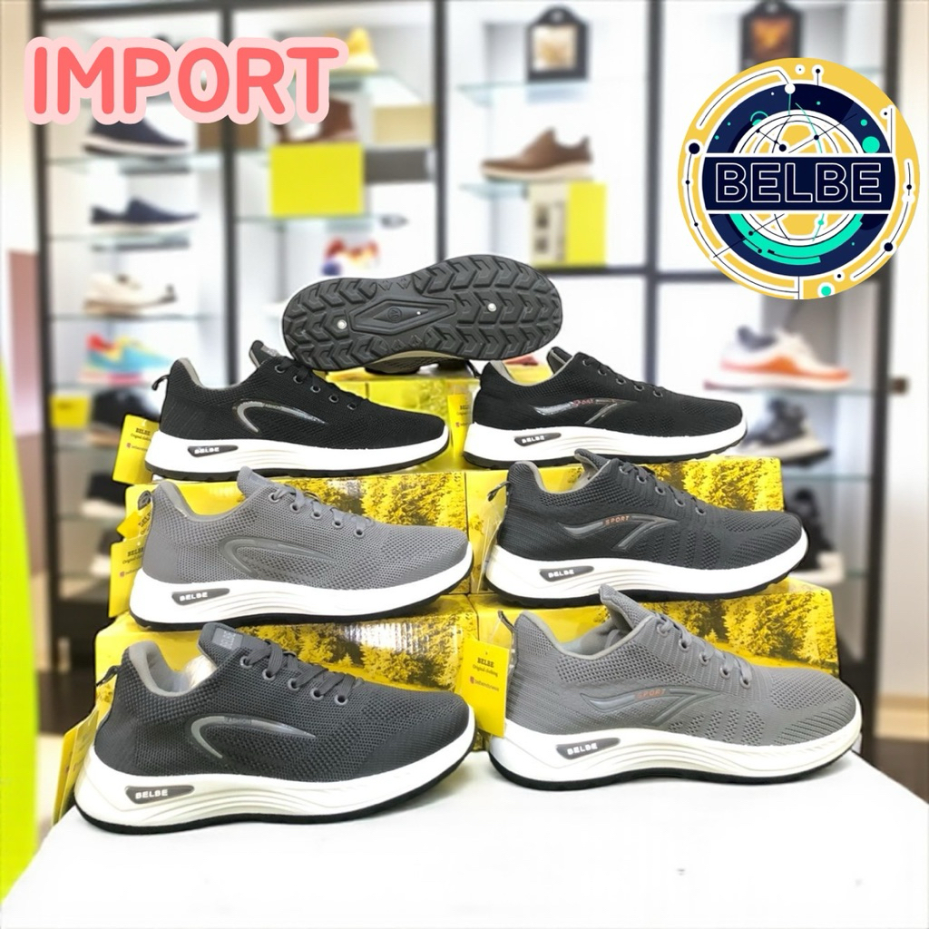sepatu belbe pria sport kerja santai formal casual